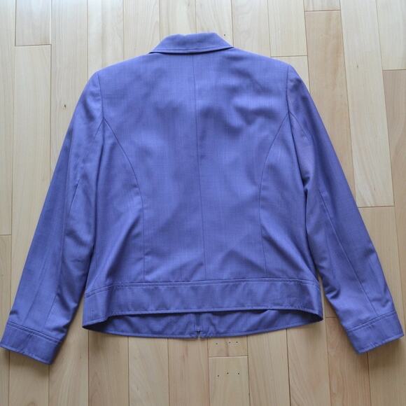 OSCAR by Oscar de la Renta Jacket Purple Size 14 - Picture 4 of 5